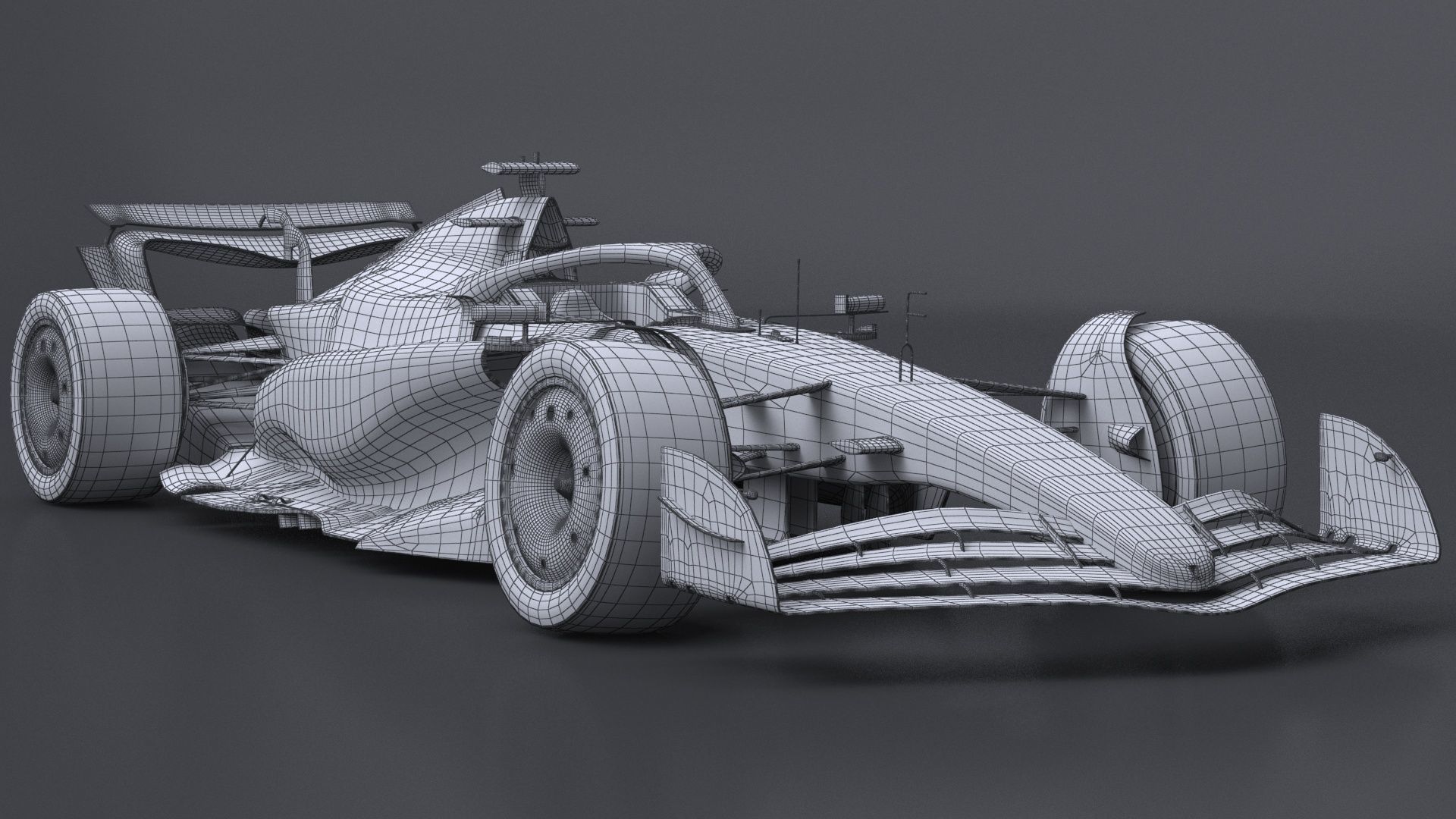SF-25 F1 2025 Formula 1 Race Car PBR 3D model_18