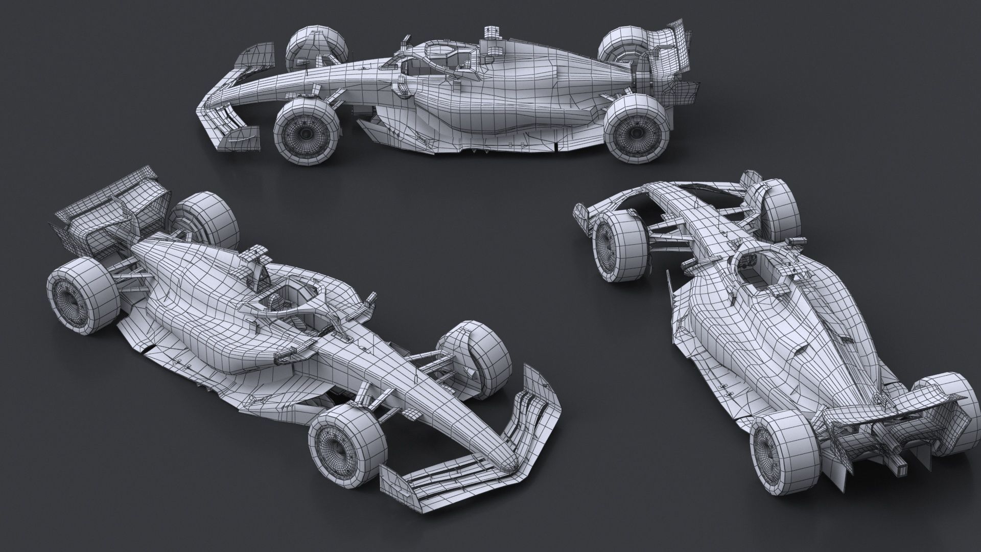 SF-25 F1 2025 Formula 1 Race Car PBR 3D model_21