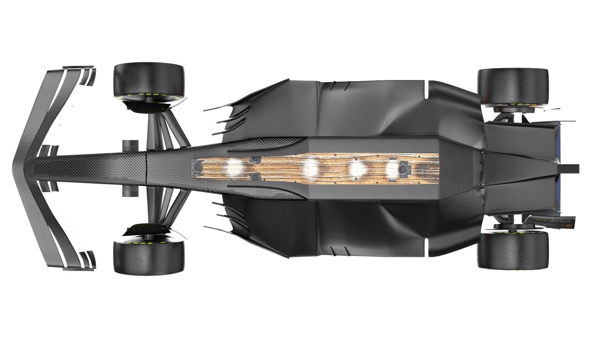 SF-25 F1 2025 Formula 1 Race Car PBR 3D model_8