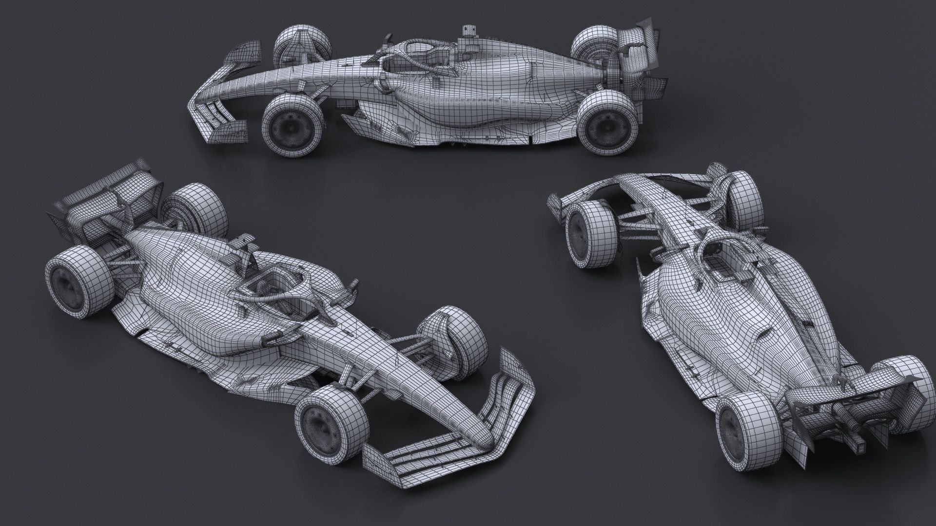 SF-25 F1 2025 Formula 1 Race Car PBR 3D model_22