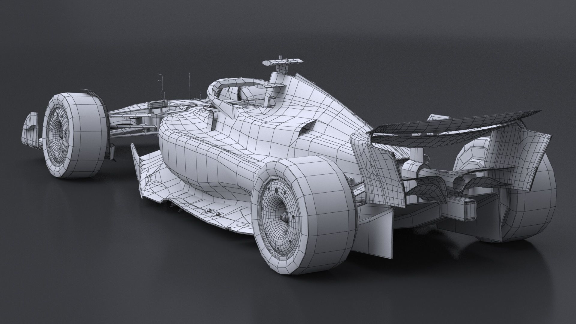 SF-25 F1 2025 Formula 1 Race Car PBR 3D model_19