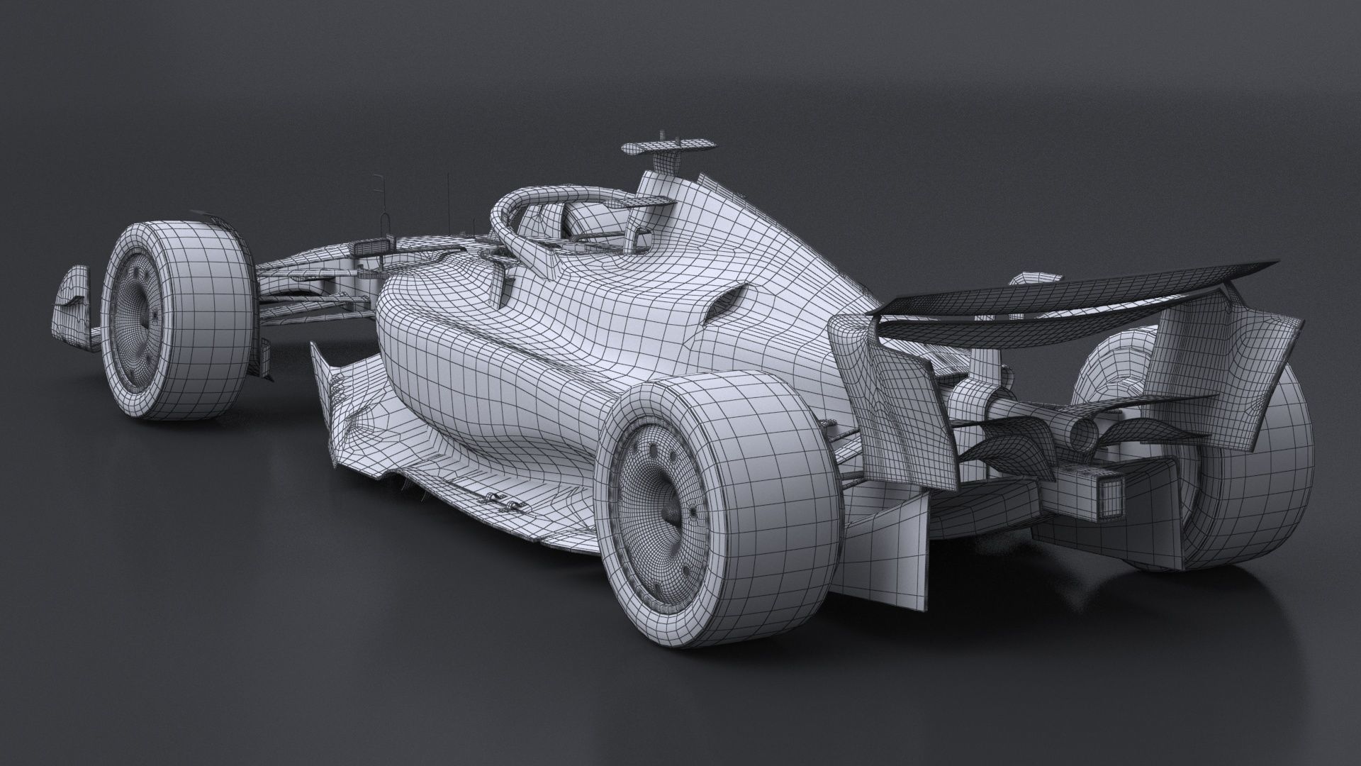 SF-25 F1 2025 Formula 1 Race Car PBR 3D model_20