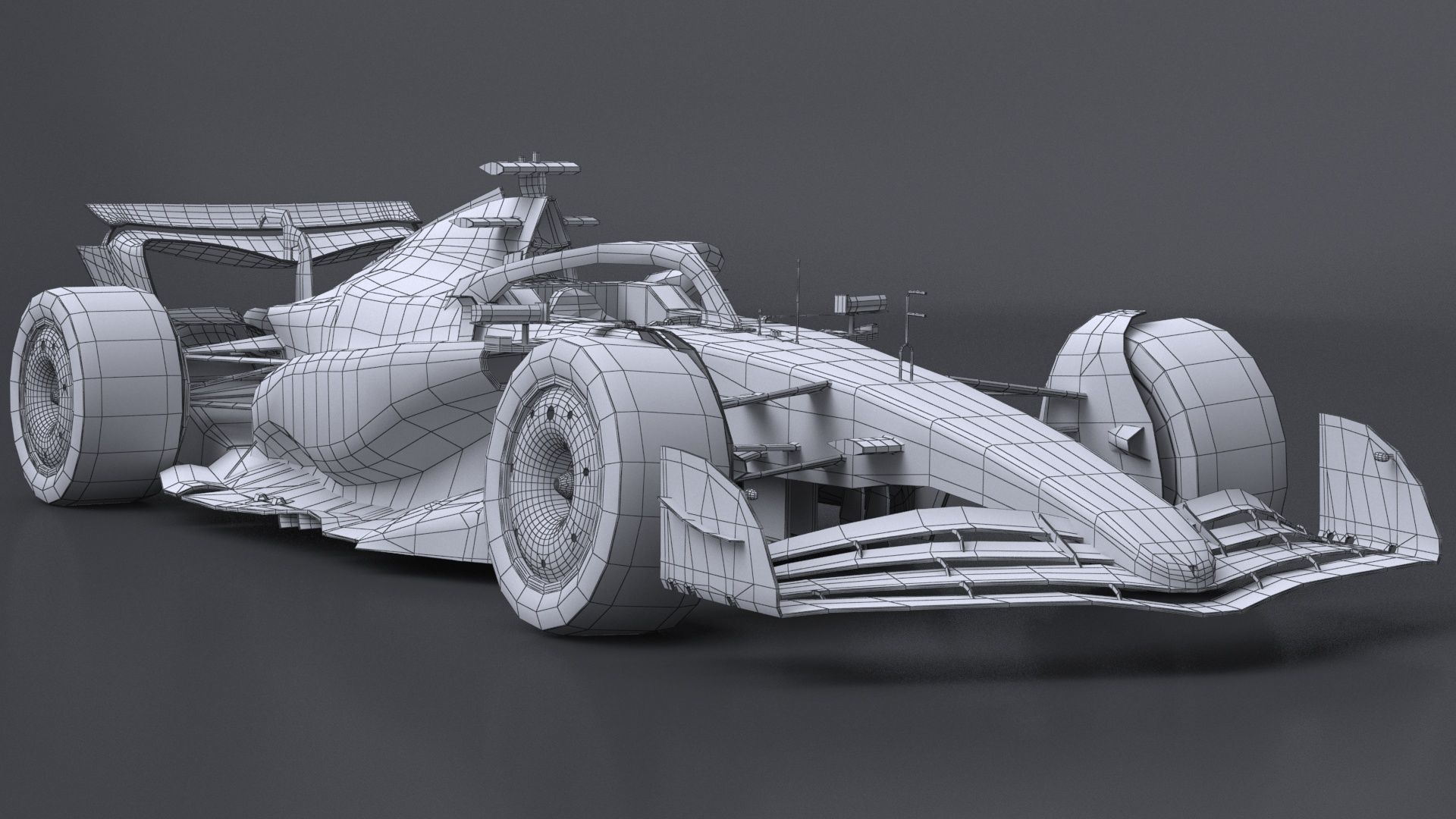 SF-25 F1 2025 Formula 1 Race Car PBR 3D model_17