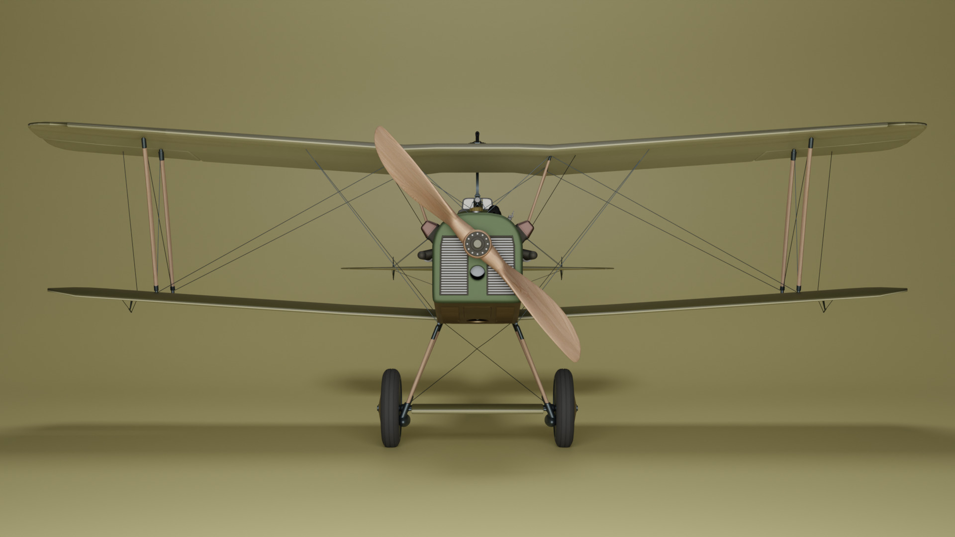 Royal Aircraft Factory SE5 3D model_4