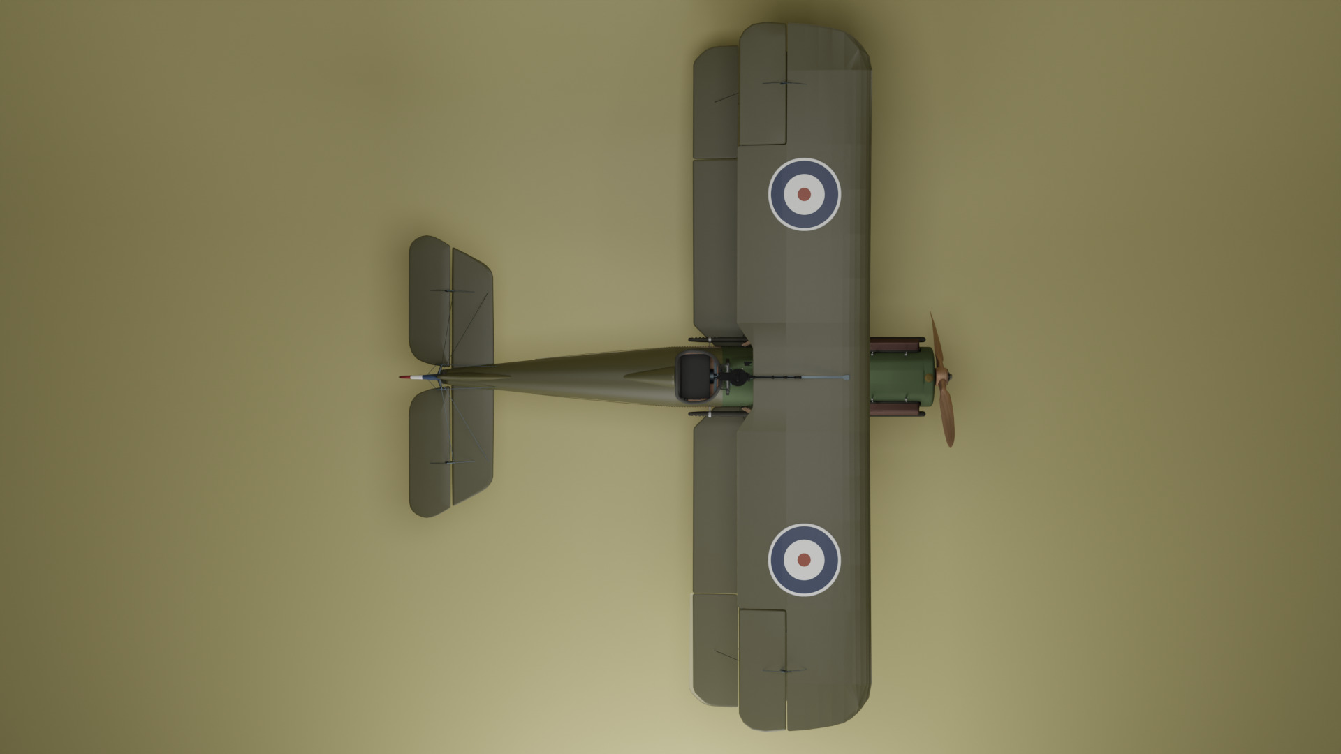 Royal Aircraft Factory SE5 3D model_6
