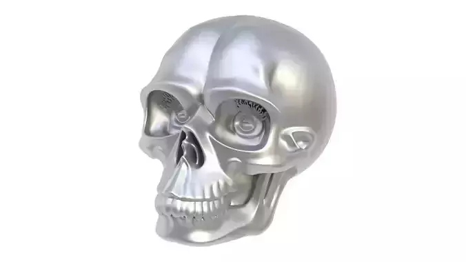 Furniture handle skull 03