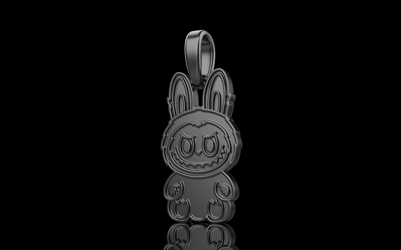 Labubu pendant model 1371 3D print model_31