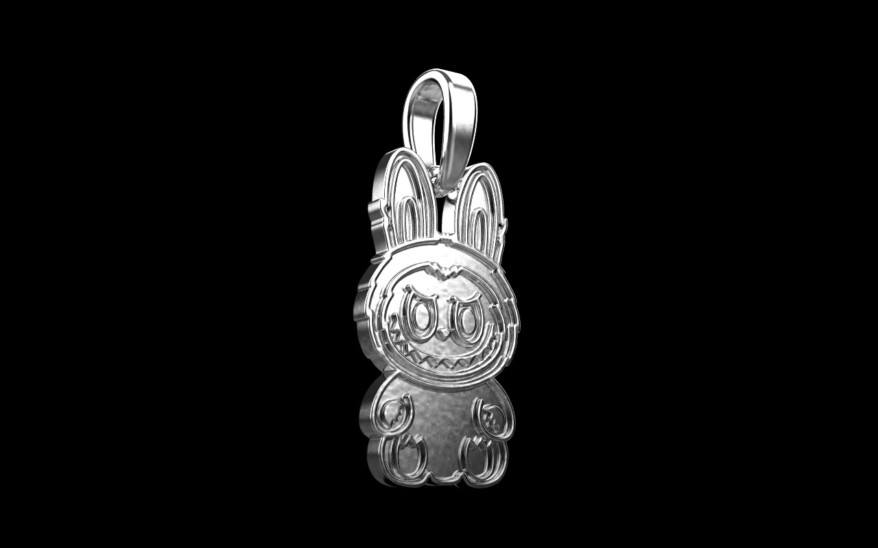 Labubu pendant model 1371 3D print model_25
