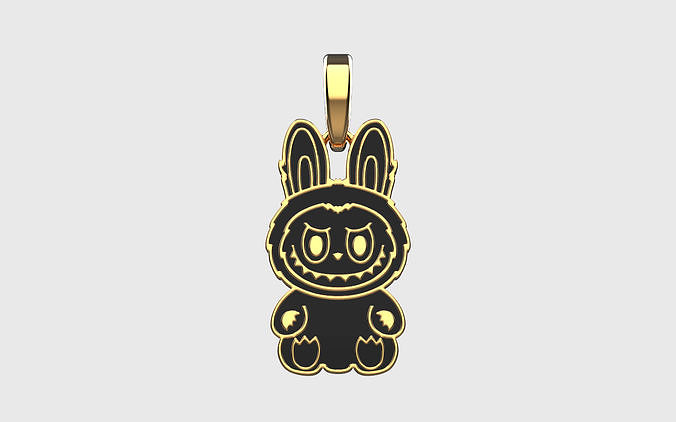 Labubu pendant model 1371 3D print model