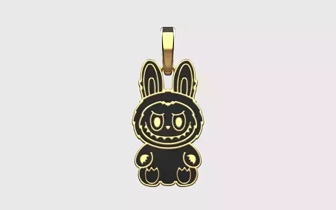Labubu pendant model 1371 3D print model