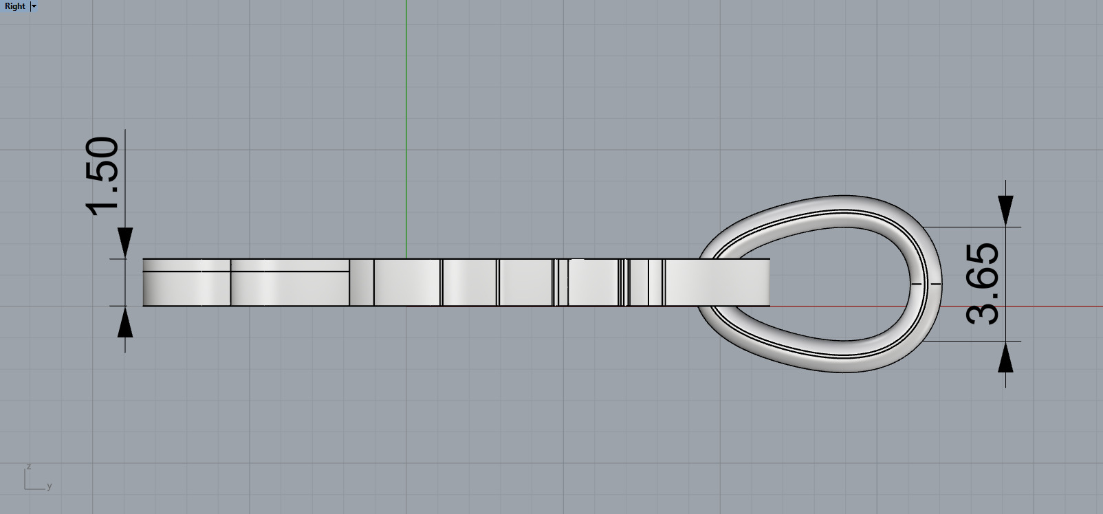 Labubu pendant model 1371 3D print model_9