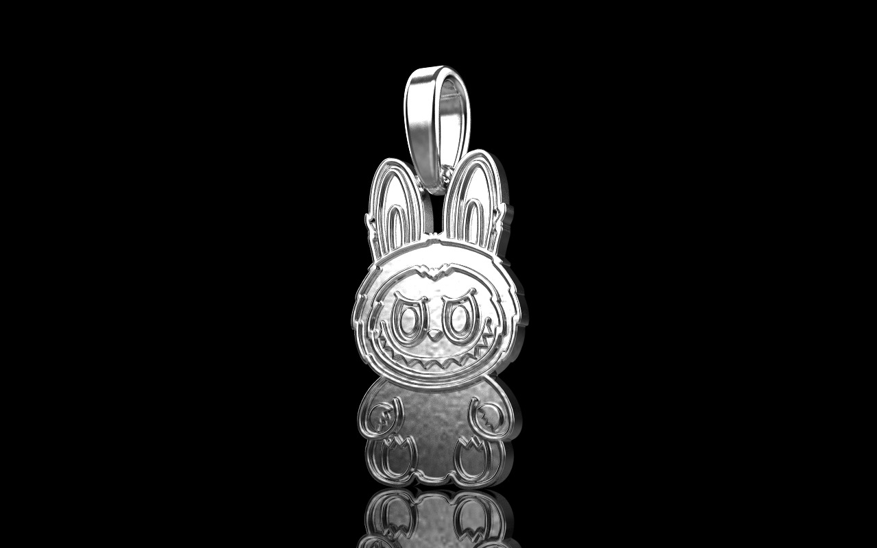 Labubu pendant model 1371 3D print model_33