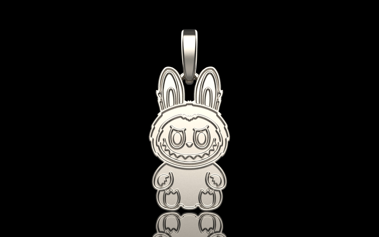 Labubu pendant model 1371 3D print model_16