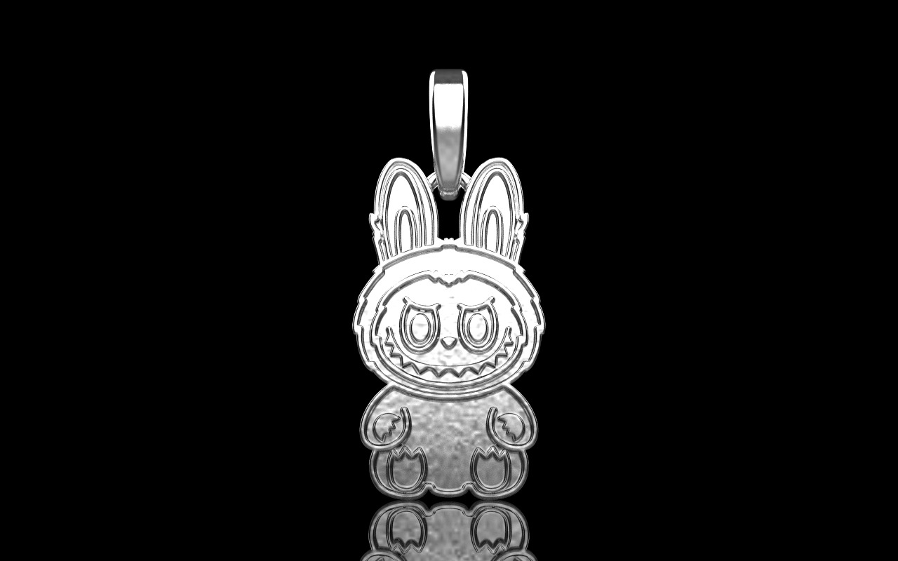 Labubu pendant model 1371 3D print model_19