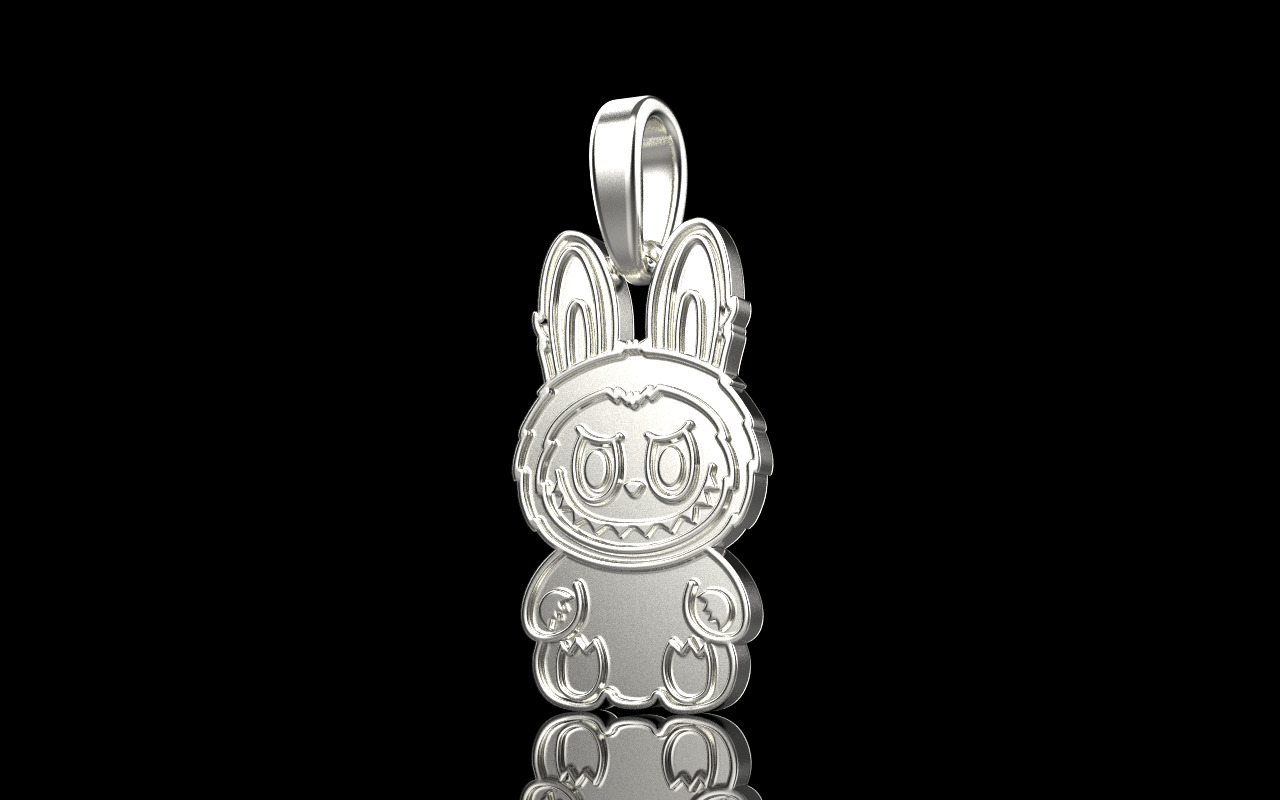 Labubu pendant model 1371 3D print model_32