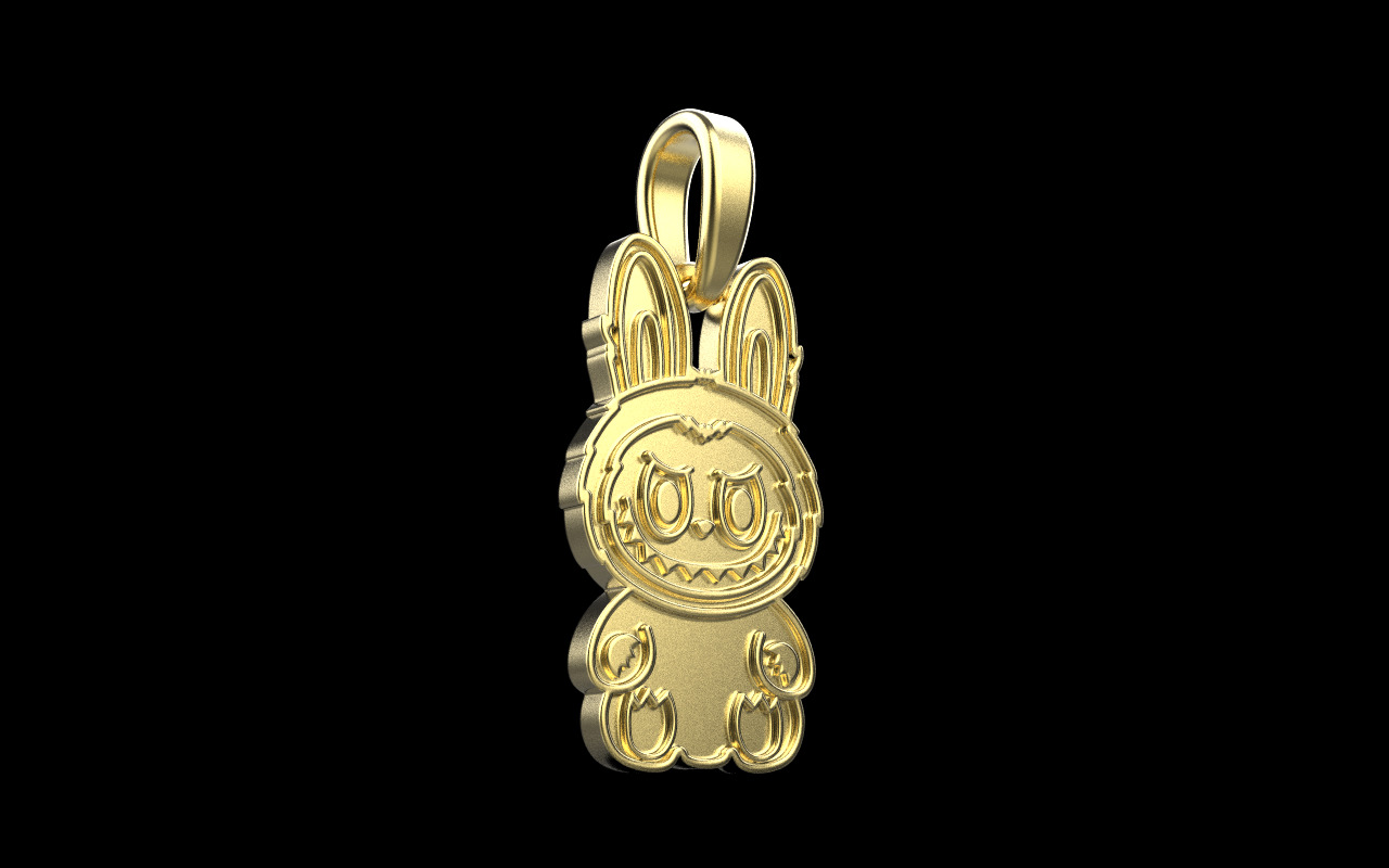 Labubu pendant model 1371 3D print model_21