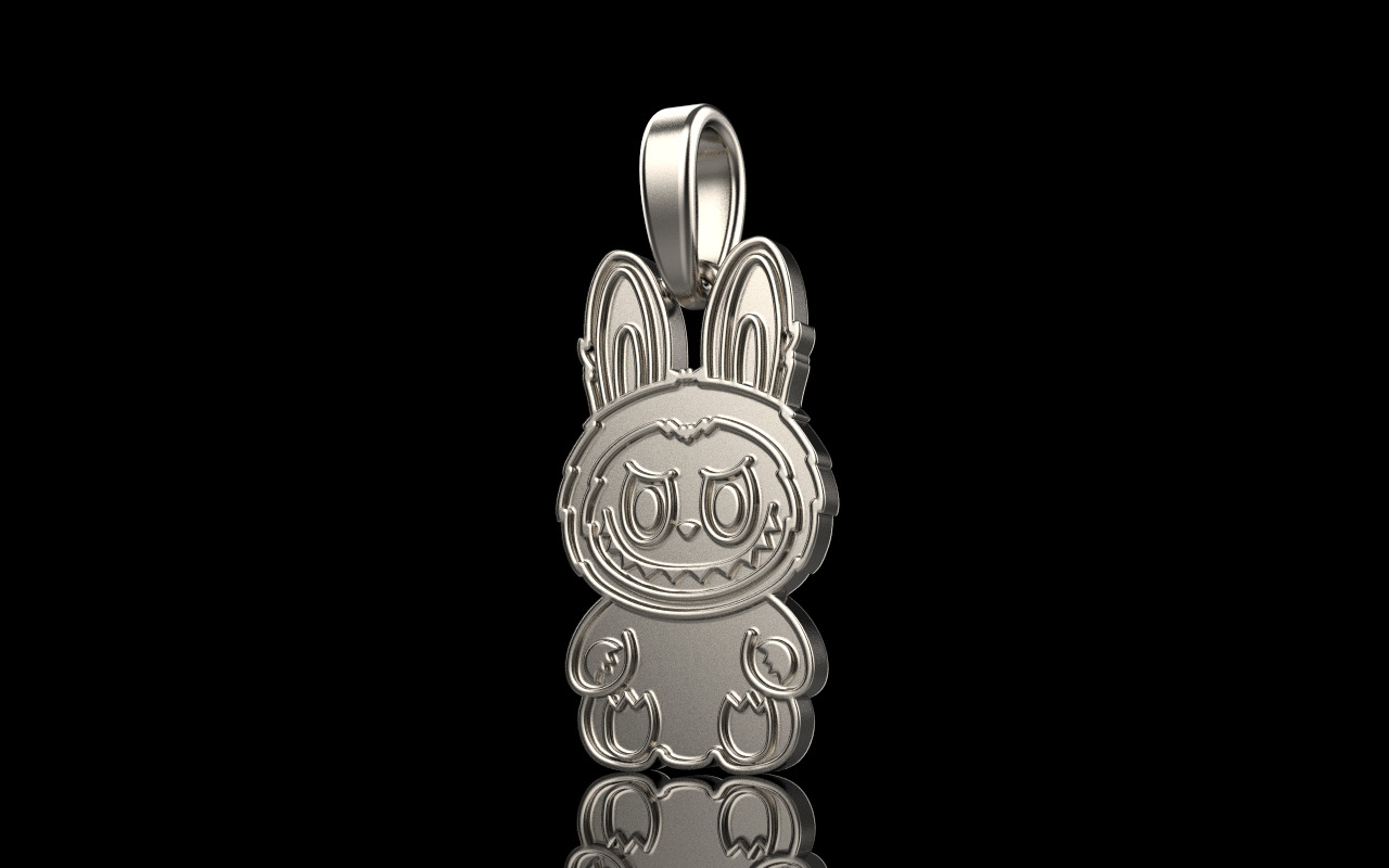 Labubu pendant model 1371 3D print model_29