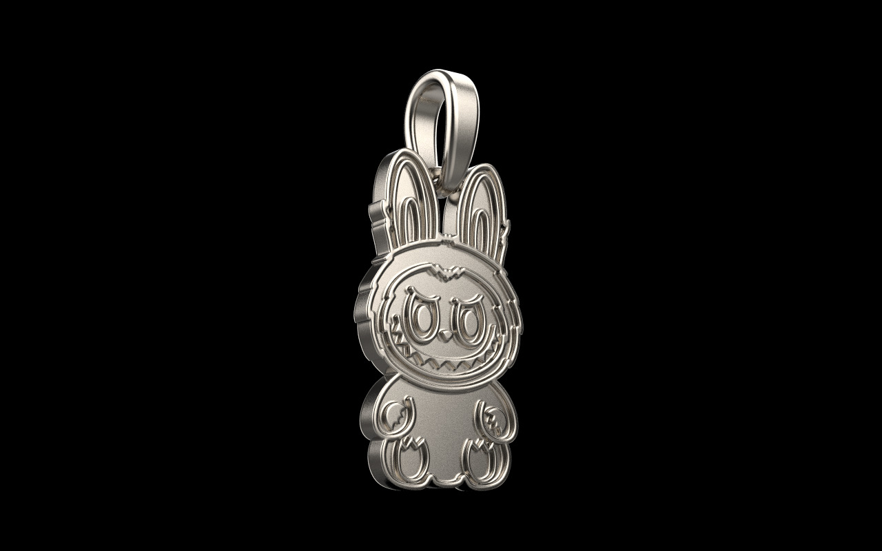 Labubu pendant model 1371 3D print model_22