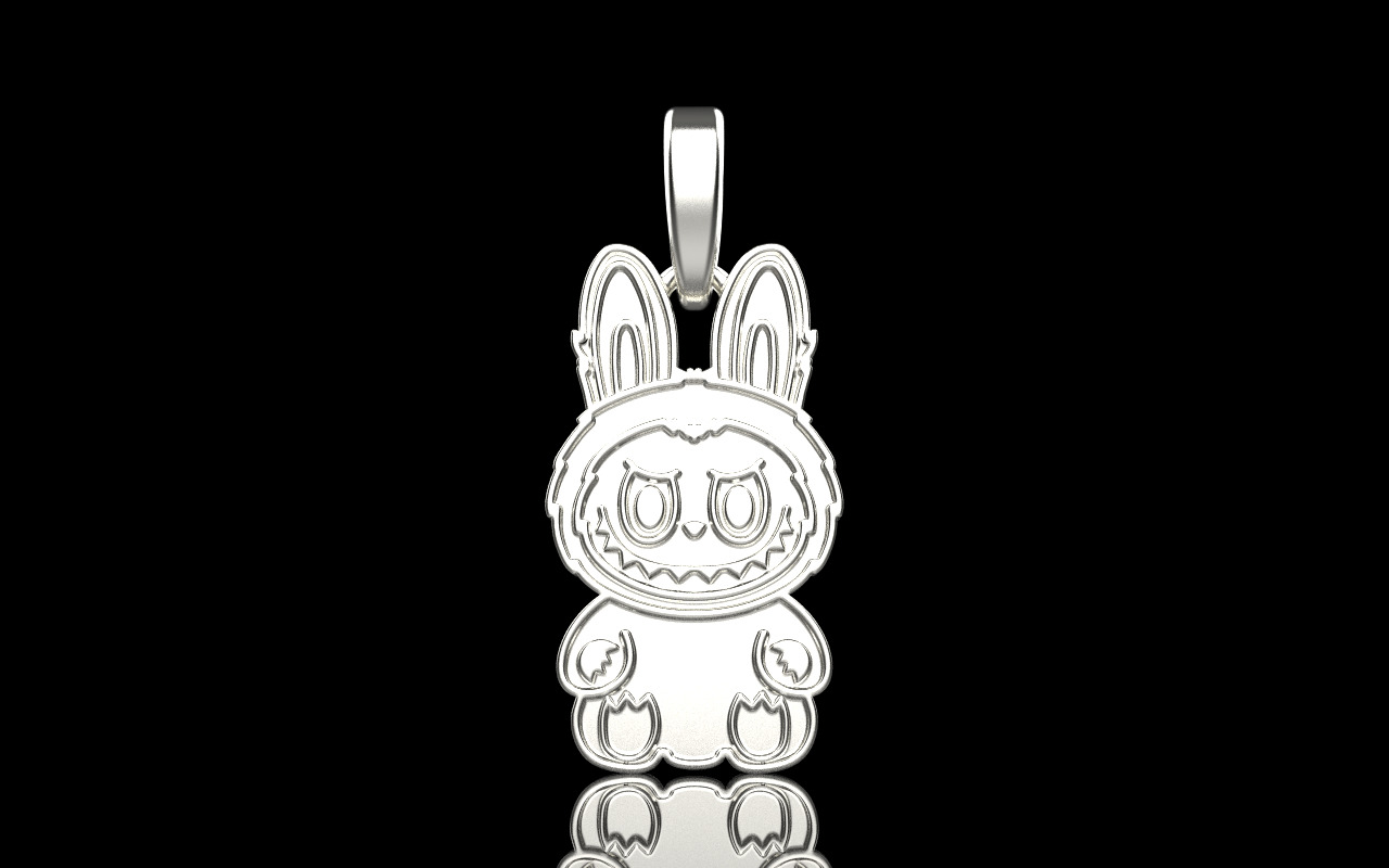 Labubu pendant model 1371 3D print model_18