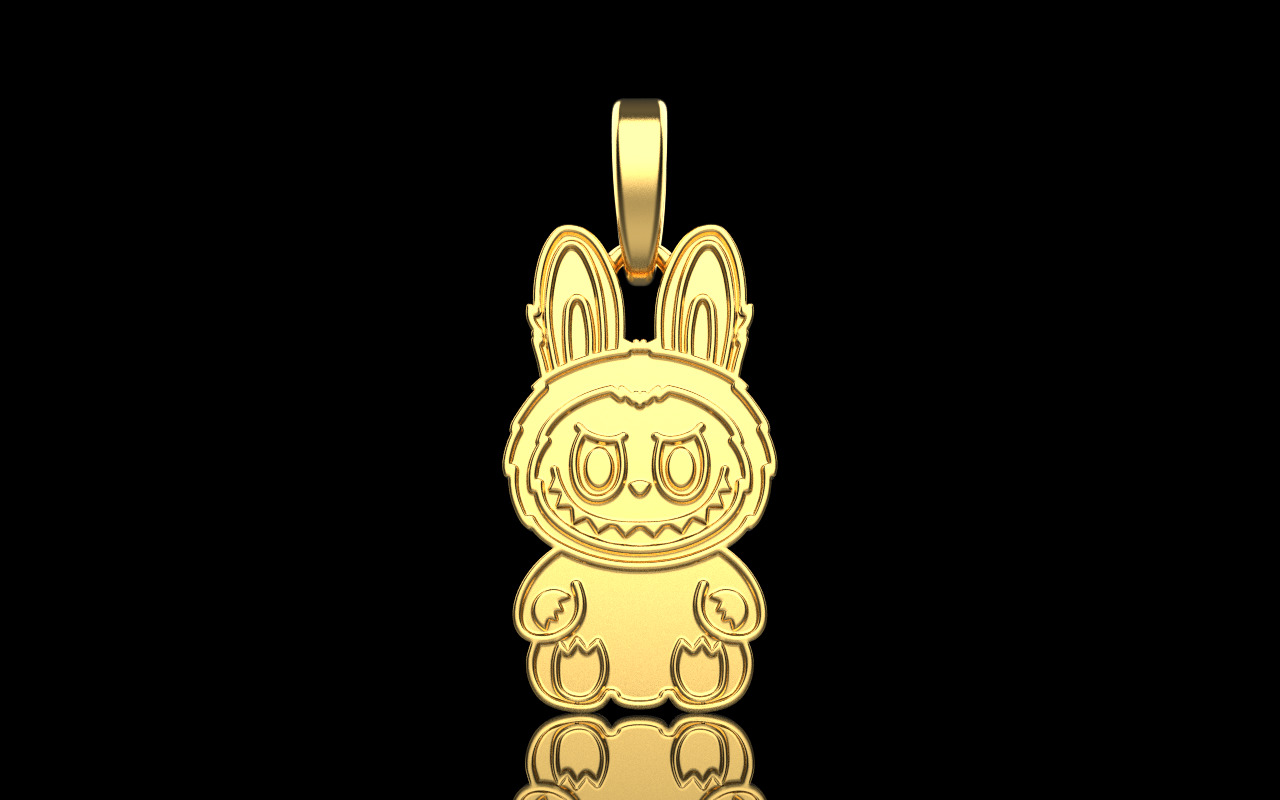 Labubu pendant model 1371 3D print model_13