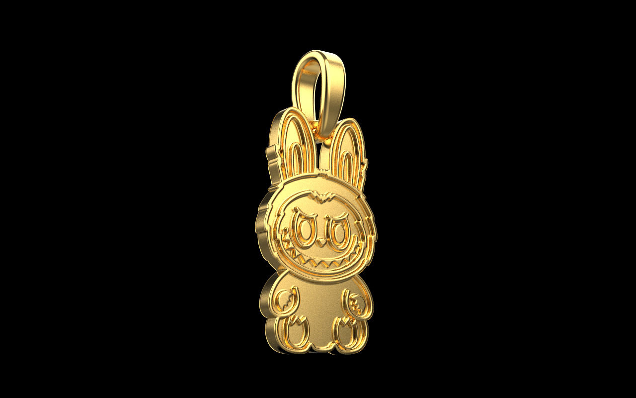 Labubu pendant model 1371 3D print model_20