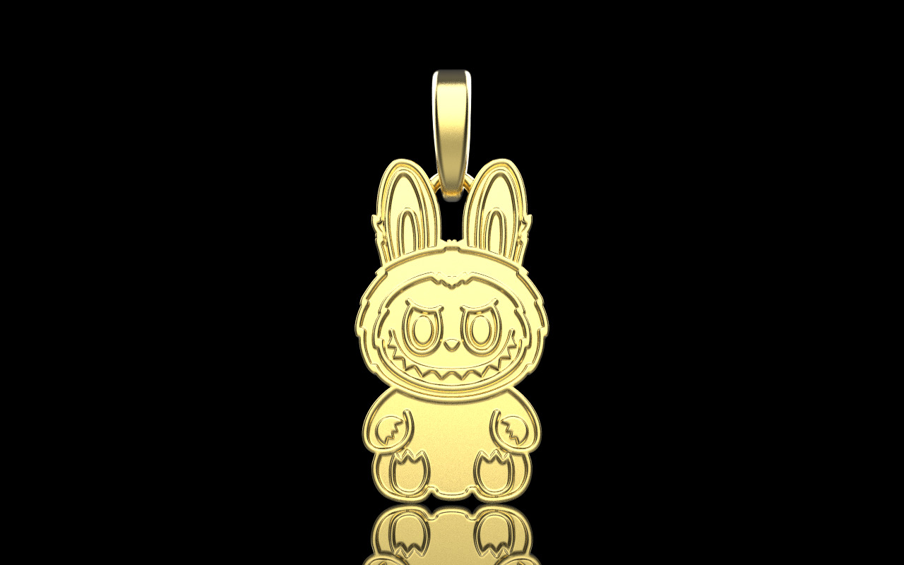 Labubu pendant model 1371 3D print model_15