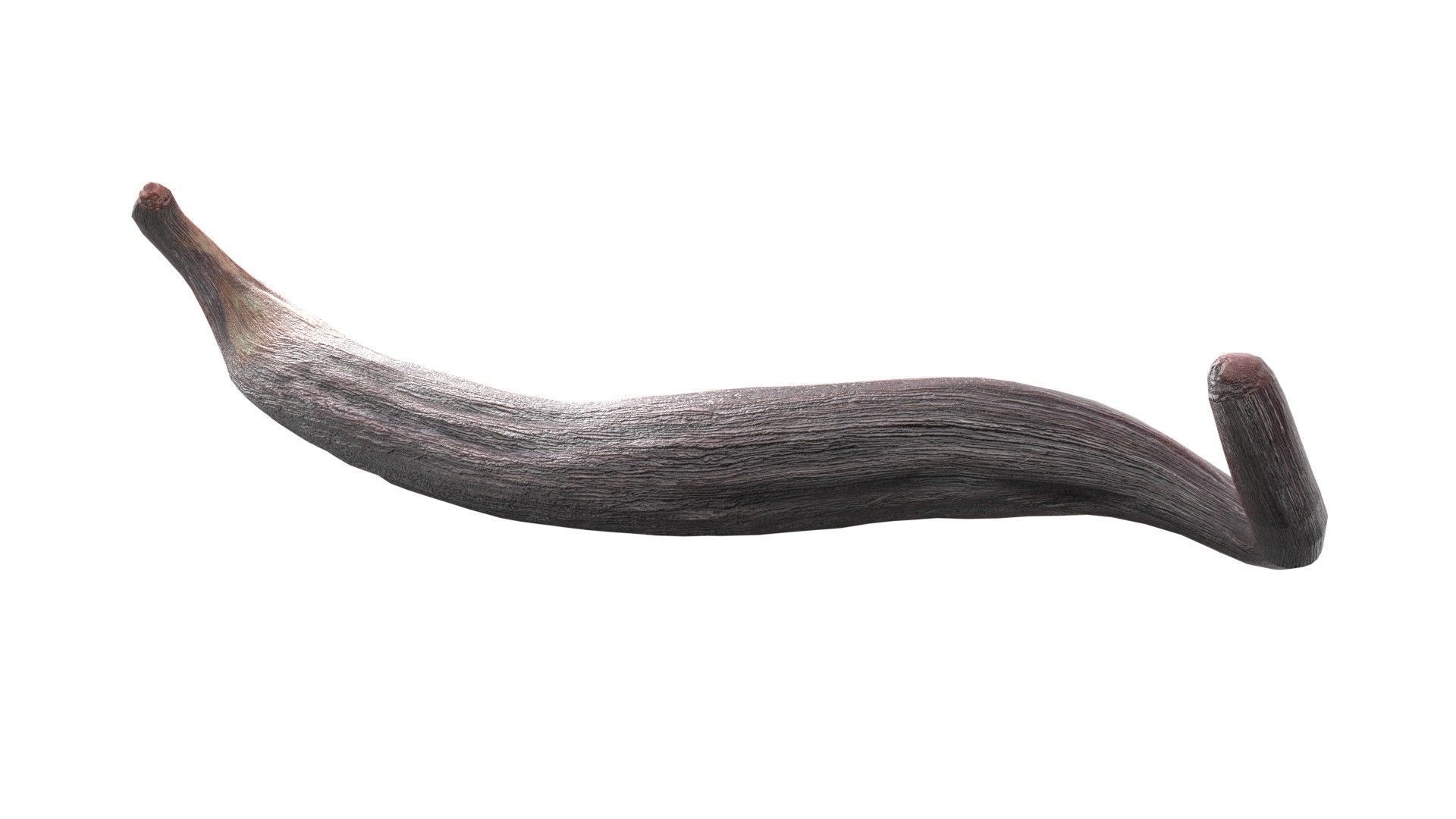 Vanilla Sticks Bunch pile  Low-poly 3D model_7