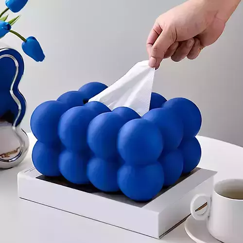 Cloud Tissue Box   Bubble Tissue Holder 3D print model