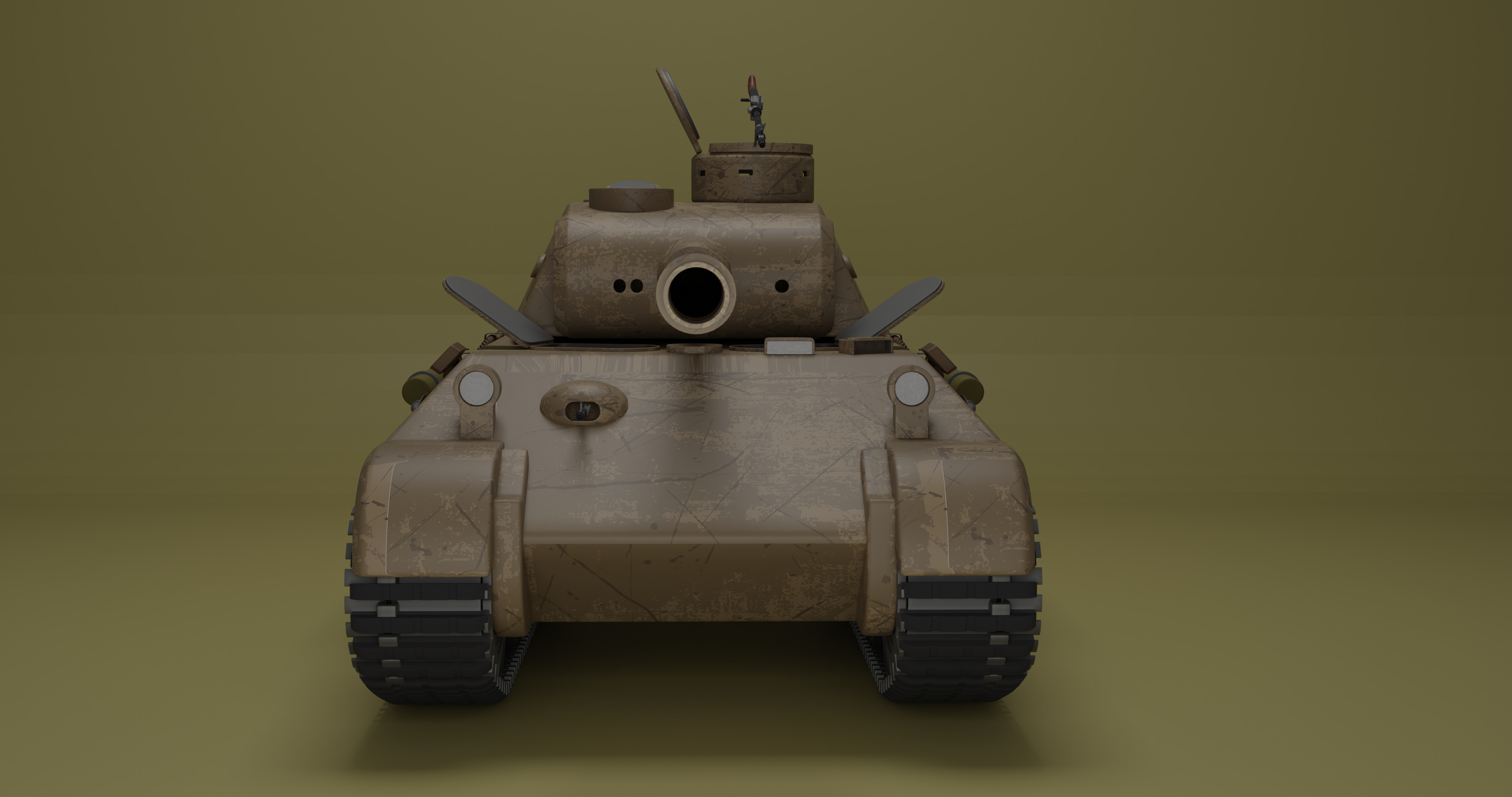 Panther Tank 3D model_3
