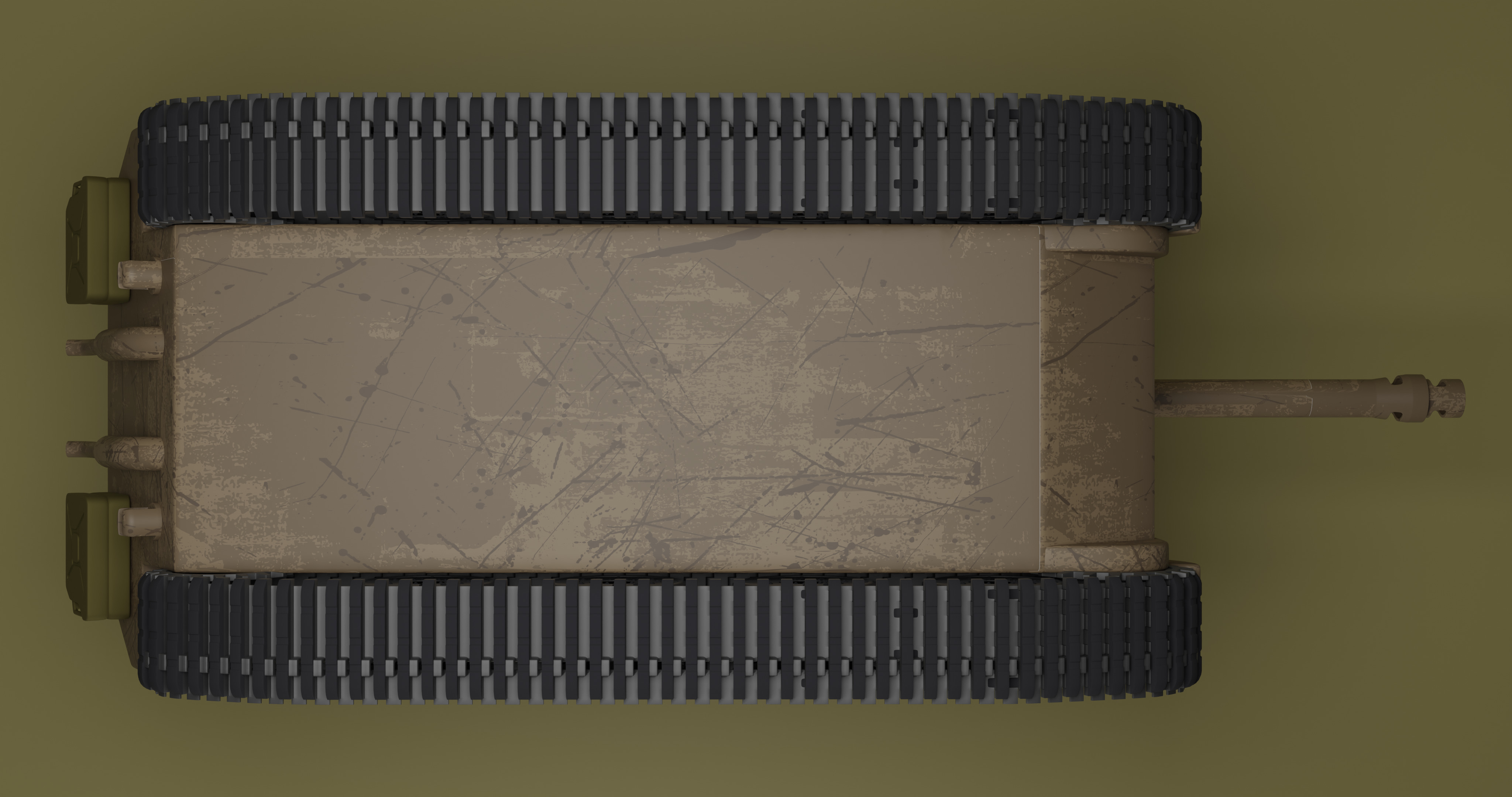 Panther Tank 3D model_6