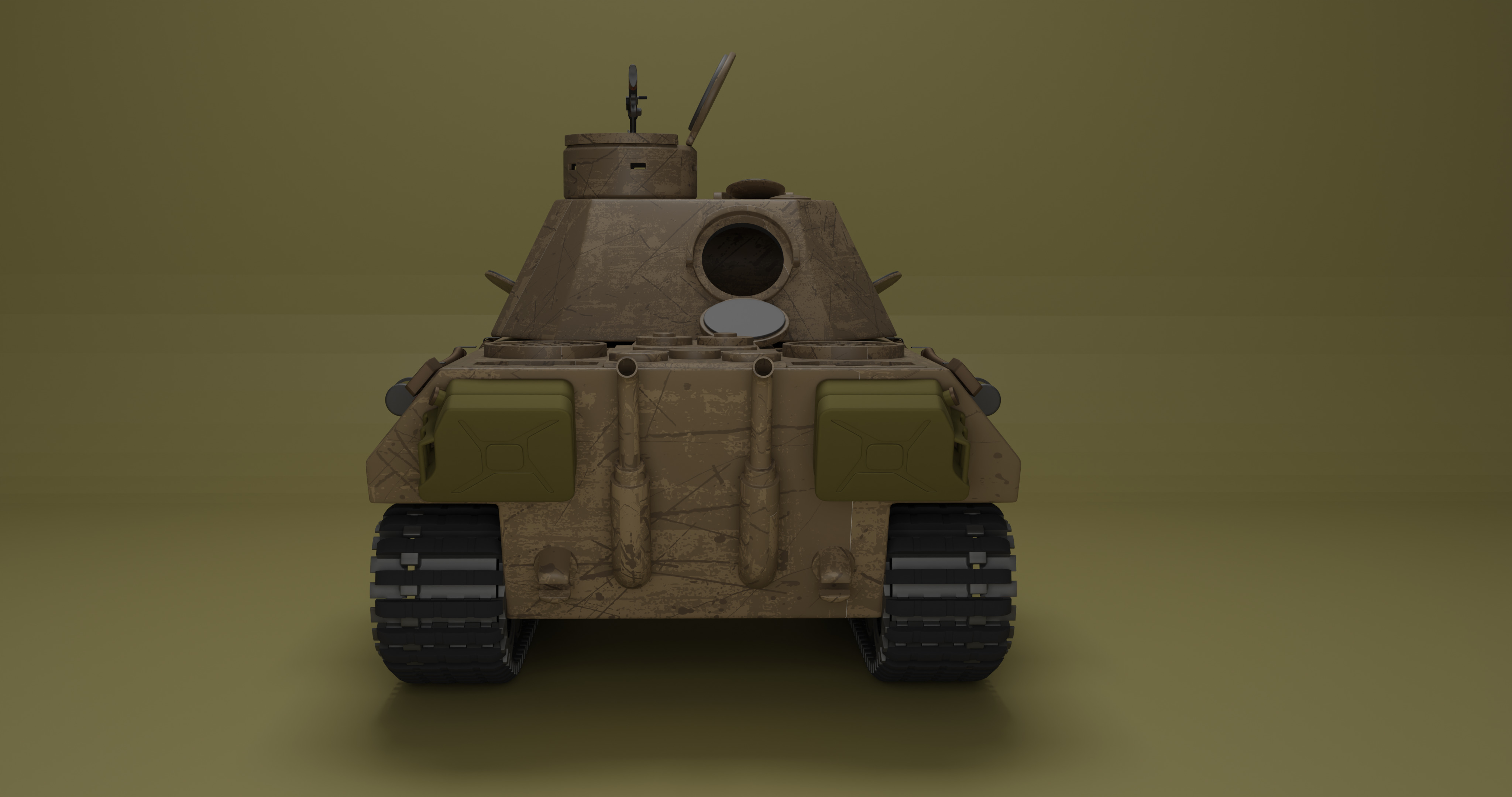 Panther Tank 3D model_4
