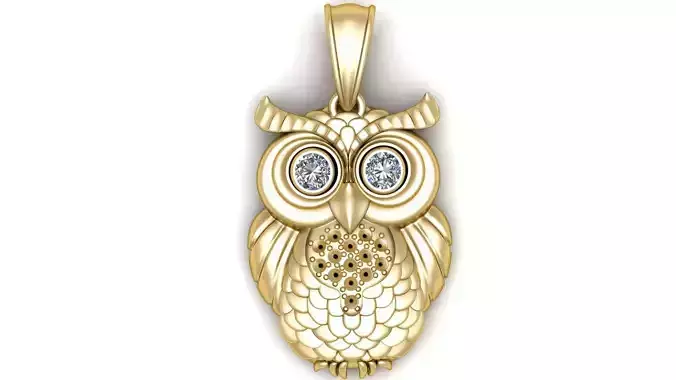 wisdom symbol jewelry 3d printable  model