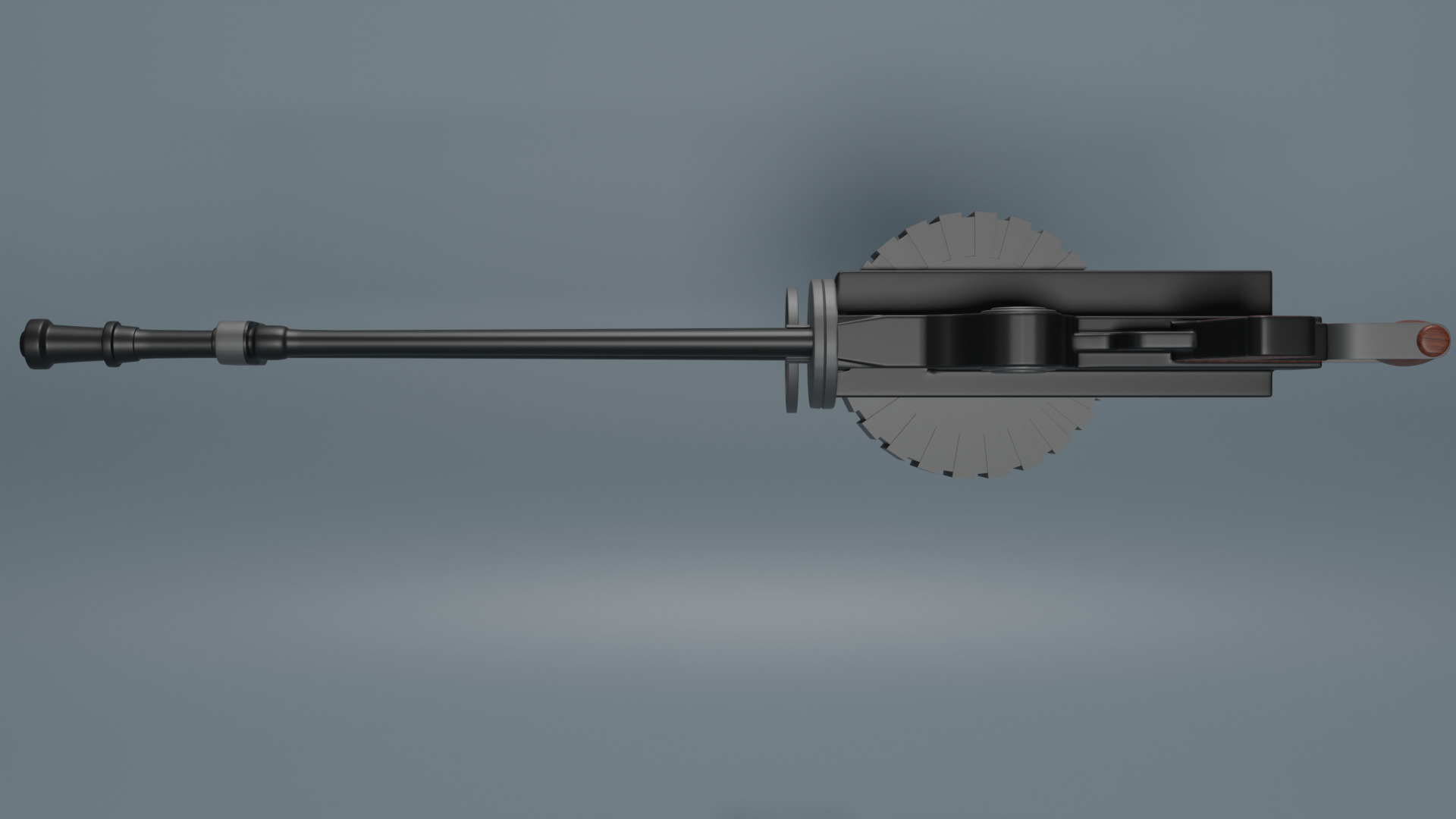 Lewis gun 3D model_4
