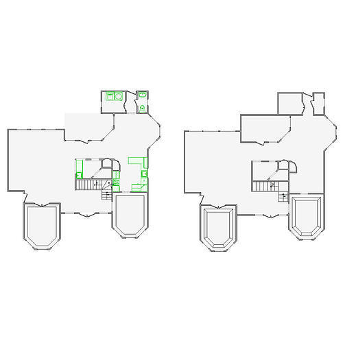 Correction Interior Sketches - 2501-3000 SF - Xactimate 3D model