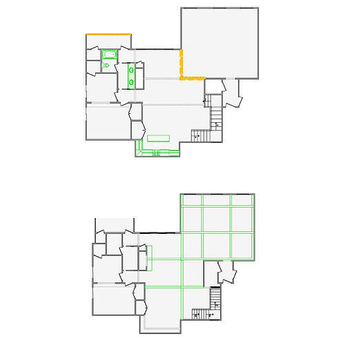 Correction Interior Sketches - 3001-4000 SF - Xactimate 3D model