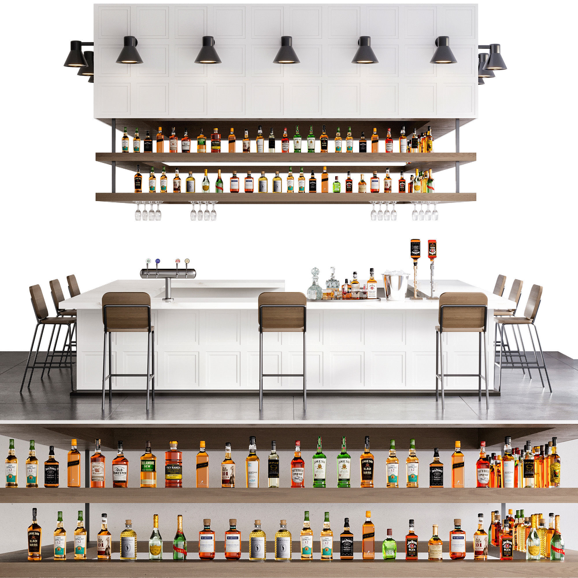 CAFE BAR NO19 A 3D model_5