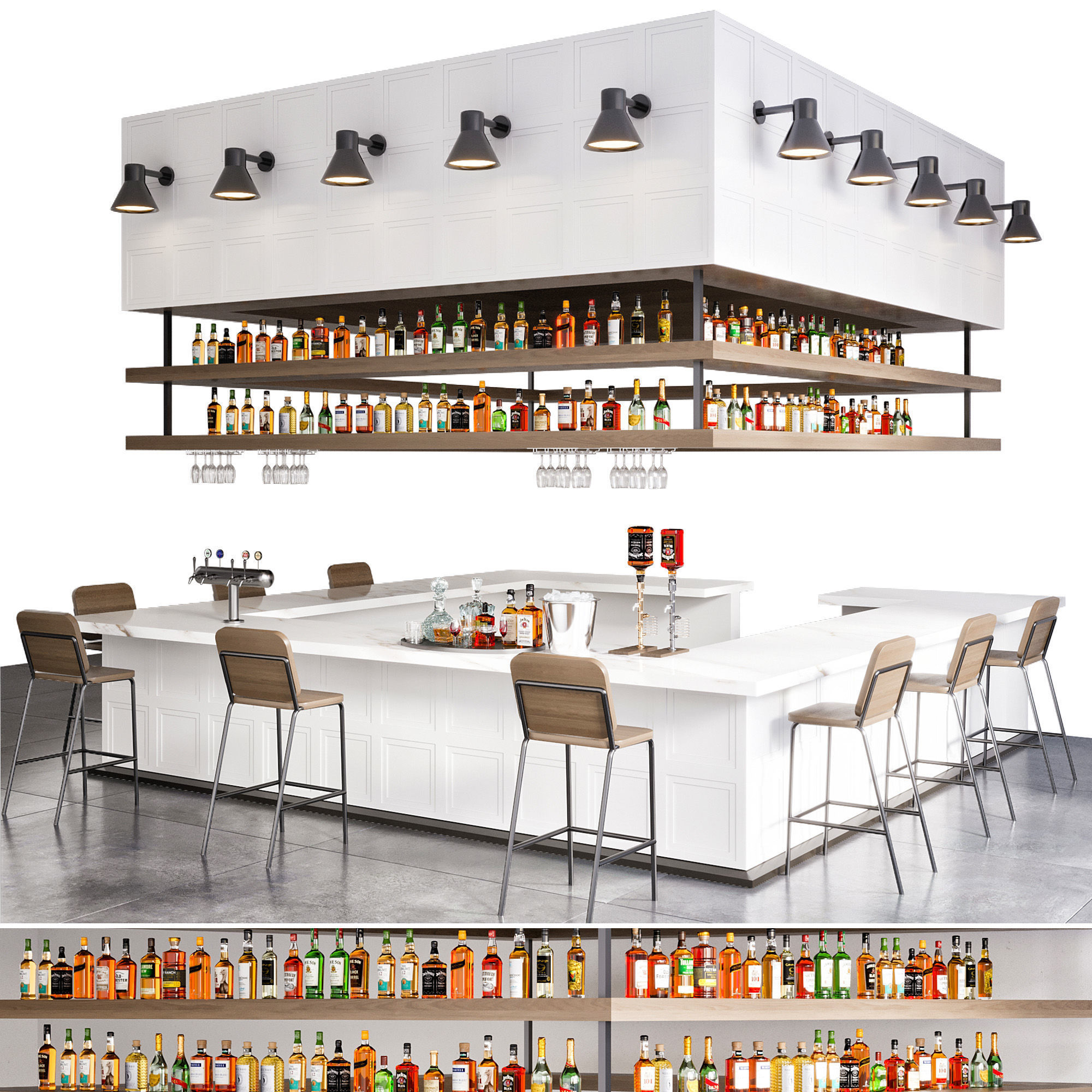 CAFE BAR NO19 A 3D model_8