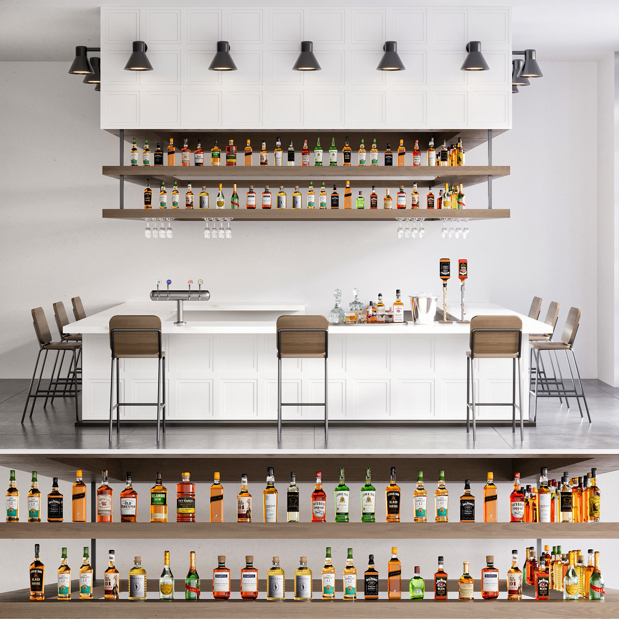 CAFE BAR NO19 A 3D model_6