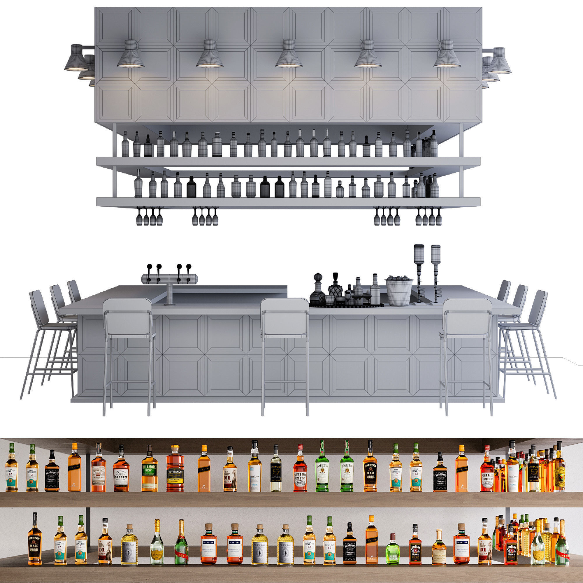 CAFE BAR NO19 A 3D model_11