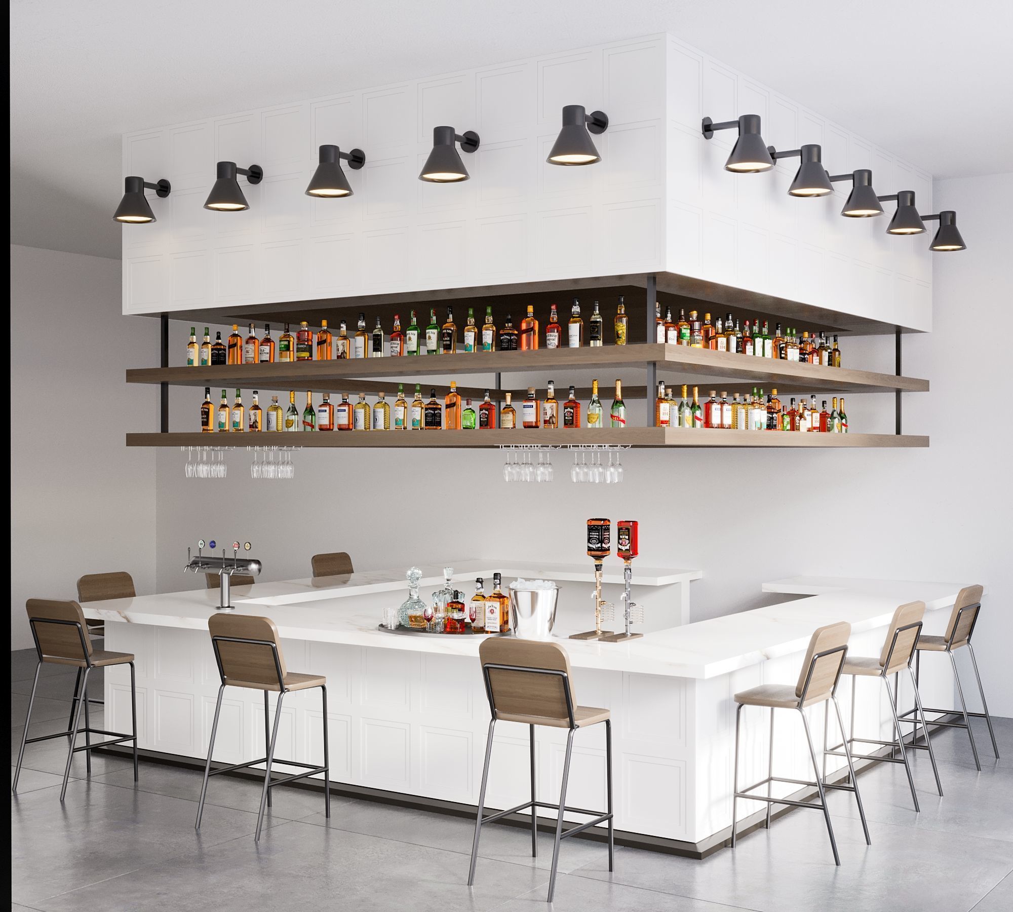 CAFE BAR NO19 A 3D model_1