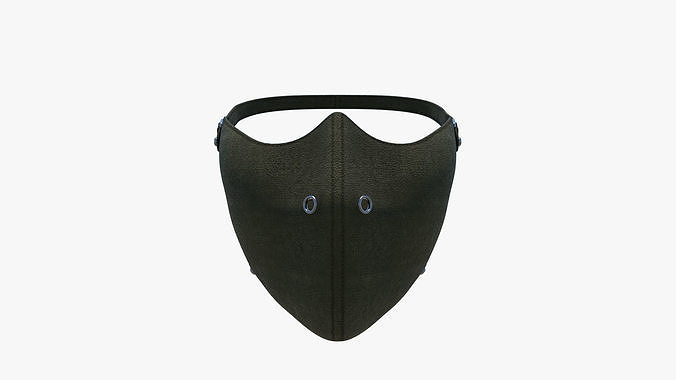 Punk Mask 02 Low-poly 3D model