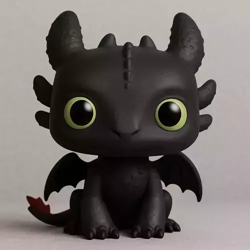 Funko FanArt for How to Train Your Dragon - Toothless