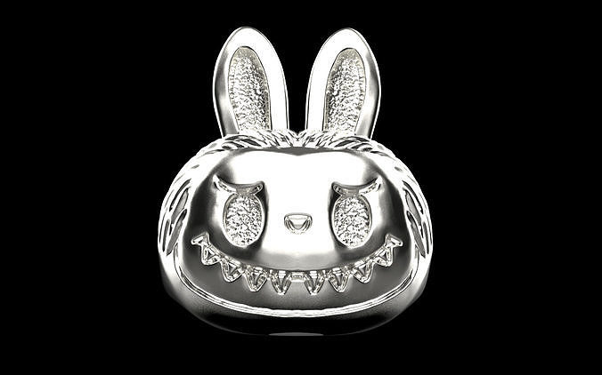 Labubu ring model 1372 3D print model