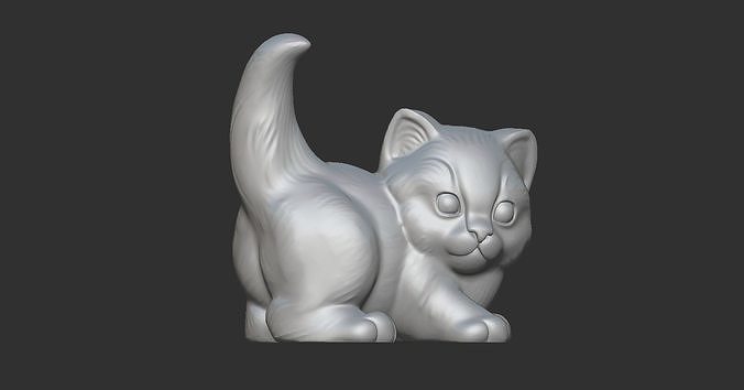 Cat Cute  3D print model