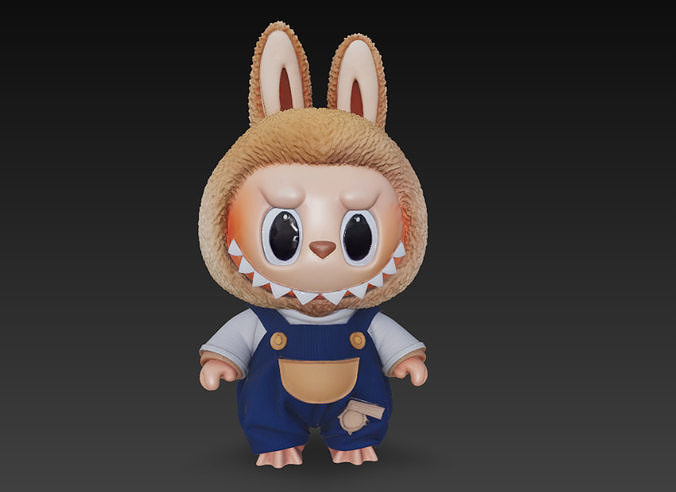 Labubu the stylish monster 3D print model