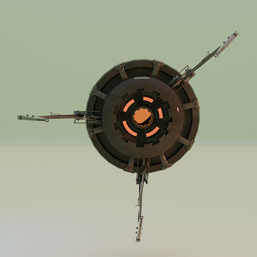 optimized gravity gun 3D model