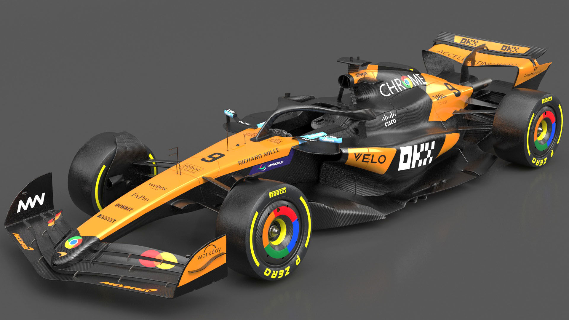 McLaren MCL39 F1 2025 Formula 1 Race Car 3D model_3