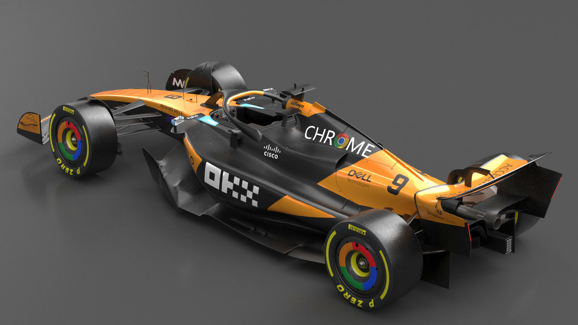 McLaren MCL39 F1 2025 Formula 1 Race Car 3D model_2