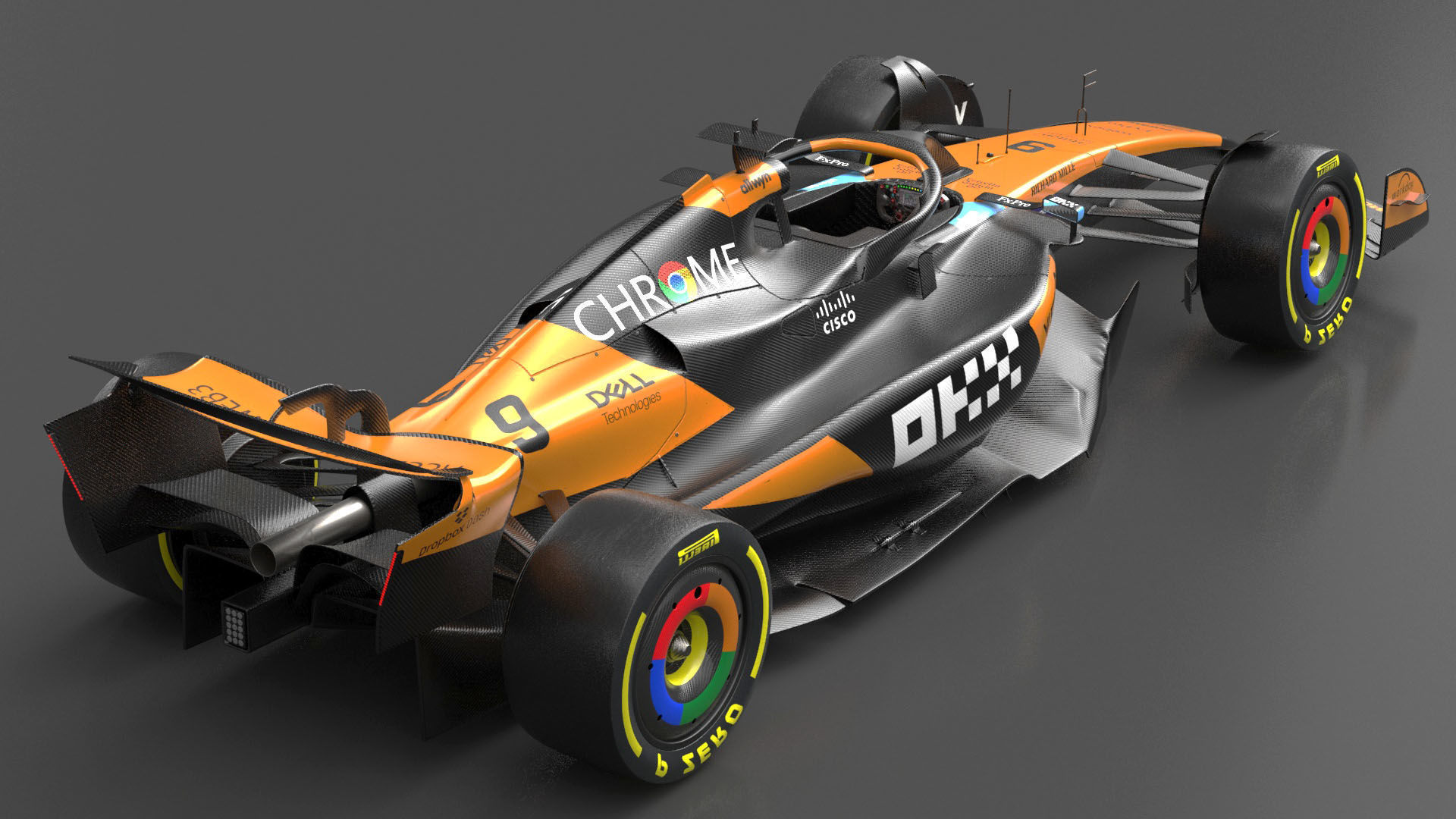 McLaren MCL39 F1 2025 Formula 1 Race Car 3D model_10