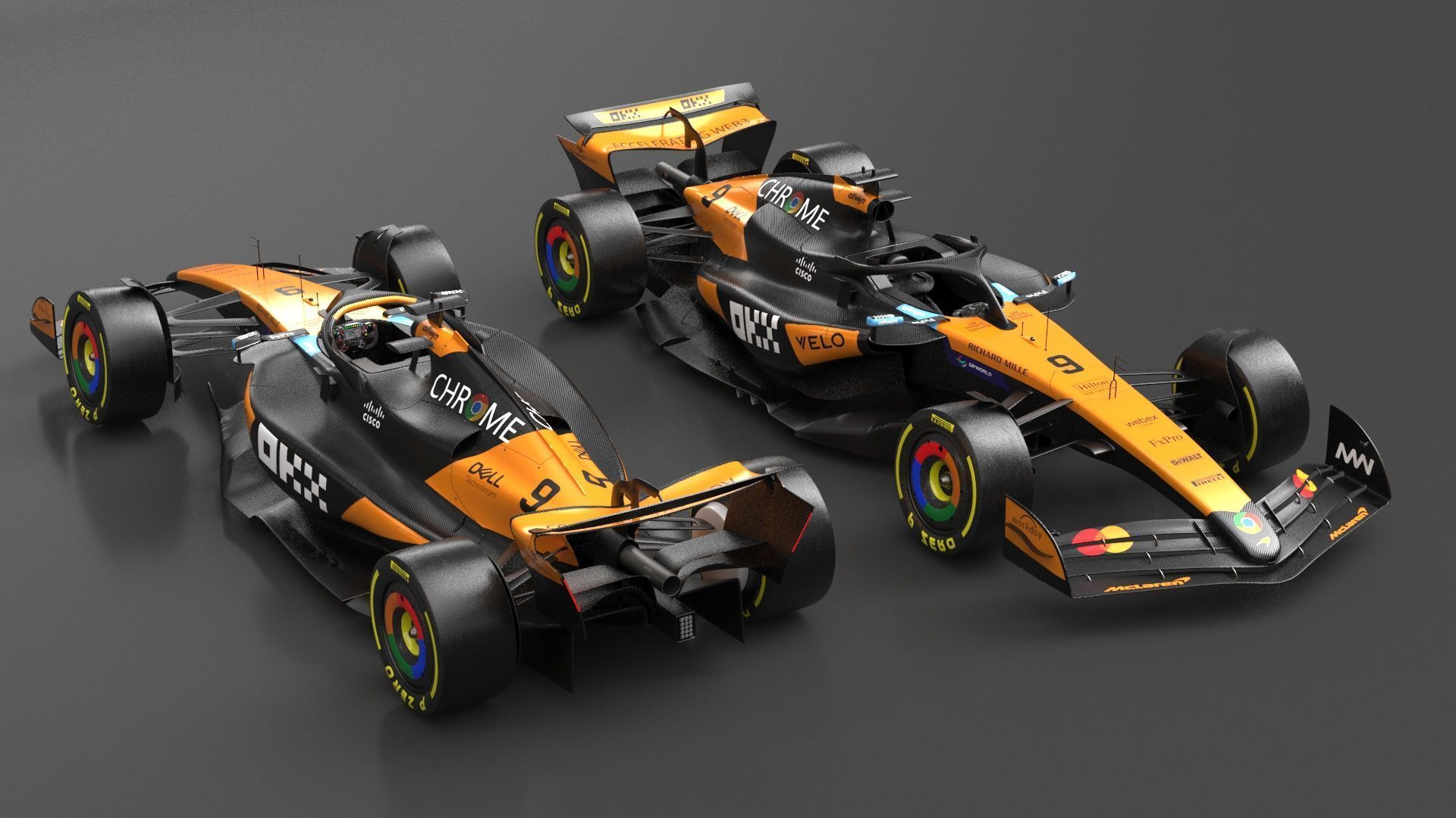 McLaren MCL39 F1 2025 Formula 1 Race Car 3D model_12
